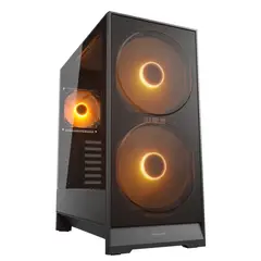 COUGAR - Chassis AIRFACE 180 con Vidrio Templado, Ventiladores ARGB de 180 mm y Flujo Potenciado