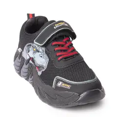 PRICE SHOES - Tenis Infantiles con Luces para Niños 204NOGR25-DDNEGRO