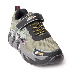 PRICE SHOES - Tenis Infantiles con Luces para Niños 204NOGR25-DDVERDE