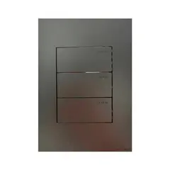 MERCURY - Interruptor Triple Conmutable Silver Luxury