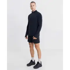 ATMOS - Bermuda Para Hombre Biker Interno Largo Color Negro Marca #32100144