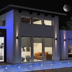 GSS GLOBAL SOLAR SOLUTION - LAMPARA SOLAR EXTERIOR GSS OLENA LUZ CALIDA