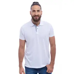 BOCARED - MAGNO POLO BASICO PARA HOMBRE EN COLOR BLANCO