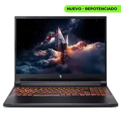 ACER - Portatil Gamer Nitro V16 - i7 240H SSD 1TB Ram 32GB Rtx 5060 8GB Pantalla 16" WUXGA 180hz