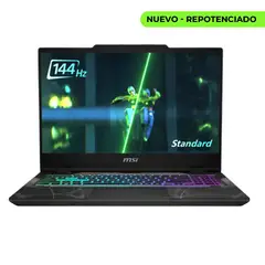 MSI - Portátil Gamer Cyborg core 7 240H 16GB SSD 512GB RTX 5060 8GB Pantalla 15.6" FHD 144Hz.