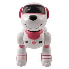 GENERICO - Perro robot inteligente + control remoto juguete electrónico Rosado