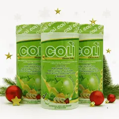 UNMERCO - Coli fibra para tránsito intestinal y alivio de pesadez después de comer combo 3 unidades, manzana