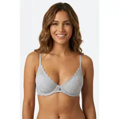 LILI PINK - Brasier individual con cobertura media con aros