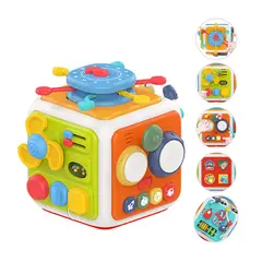 OTRAS MARCAS - Cubo Educativo De Juguete 7en 1 Con Sonido Y Luces Para Bebe