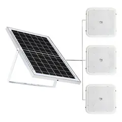GENERICO - Sistema De Iluminación Solar 3 Lámparas Led Y Control
