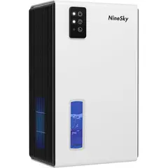 GENERICO - Deshumidificador NineSky 2.8L 93m² Silencioso LED 7 Colores