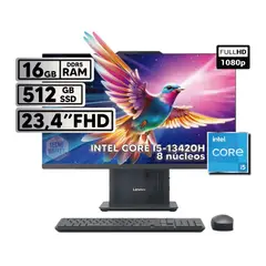 Lenovo - TODO EN UNO INTEL CORE I5-13420H 16GB RAM 512GB SSD 23.8 FHD