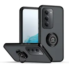 GENERICO - Funda Estuche Mate Con Anillo Compatible Xiaomi Redmi 15 4G Negro