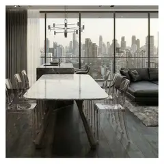 22 GRADOS DECORACION - Comedor Nefertiti en Piedra y Roble 180cm x 80cm