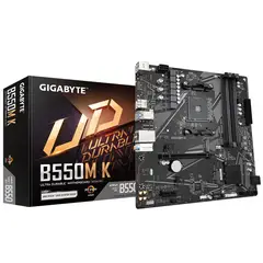 GIGABYTE - Tarjeta Madre B550M-K DDR4 AM4 con Arquitectura Estable Expansión PCIe