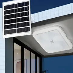 GENERICO - Lámpara Solar 400W Con 192 Led Y Control Remoto
