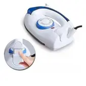 GENERICO - Mini Plancha Eléctrica Vapor Ropa Viajera 700w Mango Plegable Blanco 110v