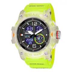 SMAEL - Reloj Deportivo Hombre Dijital Y Analogo Water Resistent
