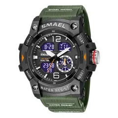 SMAEL - Reloj Deportivo Hombre Dijital Y Analogo Water Resistent