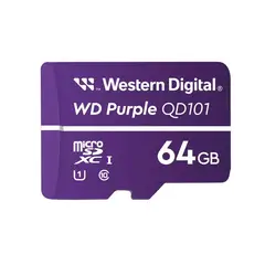 WESTERN DIGITAL - Memoria Purple MicroSDXC 64GB
