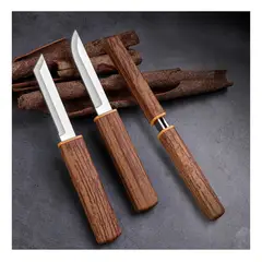 GENERICO - Cuchillo De Frutas Y Verduras 18 Cm - Mini Catana Doble