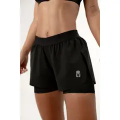 NO RULES - SHORT DEPORTIVO CORE MOTION NEGRO