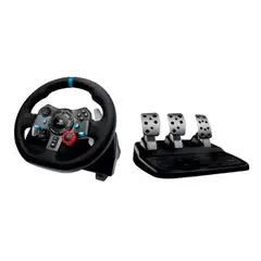 LOGITECH - Volante de Carreras Driving Force G29 + Pedales Compatible PS3 PS4 PC USB Color Negro