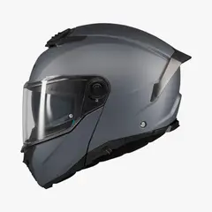 MT HELMETS - CASCO MT ATOM 2 CERTIFICADO ECE2206 GRIS MATE ABATIBLE TALLA S