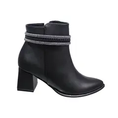 GENERICO - Botín Mujer Puntudo Tacón 5 12