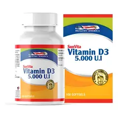 HEALTHY AMERICA - Vitamina D3 5000 Iu Healthy Ame N/a
