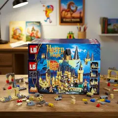 GENERICO - Armable Inspirado en Hogwarts 981 pzas 4 en 1