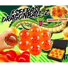 DRAGON BALL - PROMO NAVIDAD 7 ESFERAS DRAGONBALL Z+ TE REGALAMOS LLAVERO