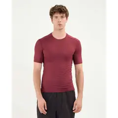 ATMOS - Camiseta Para Hombre Manga Corta Cuello Redondo Color Vino Marca #32090194