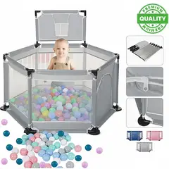 ONE PIXEL - Corral Para Bebes Piscina Juego Interactivo Pelotas Niños