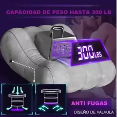 GENERICO - Sofa Inflable Para Posiciones en Pareja