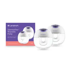 LANSINOH - Extractor de Leche Eléctrico Discreet Duo Manos Libres