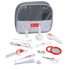 THE FIRST YEARS - Kit De Aseo De Bebes x 13 Piezas - Blanco Con Rojo