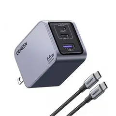 UGREEN - Cargador Nexode 65W Pro con cable