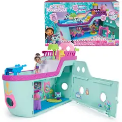 GENERICO - Juguete Barco Crucero Gabby's Dollhouse + 2 Figuras