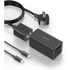 BASEUS - Cargador USB C de 100 W, 4 puertos GaN6