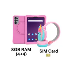 KRONO - Tablet 7 Pulgadas Sim Card 8GB RAM (4+4)32GB Android 13 Rosado