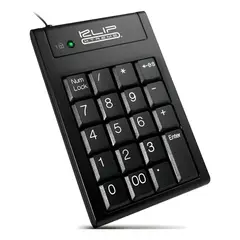 KLIP XTREME - Teclado Pad Numérico Usb Mini Ergonómico Keypad Cable