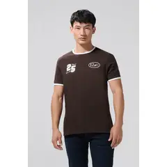 KOAJ - Camiseta manga corta estampado en frente estilo colleg Hombre