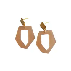 BY CAMI - Aretes Diamante en Resina By Cami®