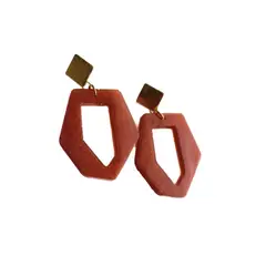 BY CAMI - Aretes Diamante en Resina By Cami®