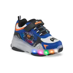 LOS GOMOSOS - Tenis Patines Luces Tordo Negro-Azul para Niño - Talla 32