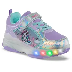 LOS GOMOSOS - Tenis Patines Luces Relaxi Mora para Niña - Talla 32