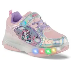 LOS GOMOSOS - Tenis Patines Luces Relaxi Rosa para Niña - Talla 30