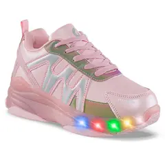 LOS GOMOSOS - Tenis Patines Luces Tiff Rosa para Niña - Talla 33