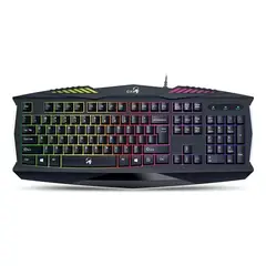 GENIUS - Teclado Gamer Scorpion K220 Negro Usb Retroiluminado Antighosting